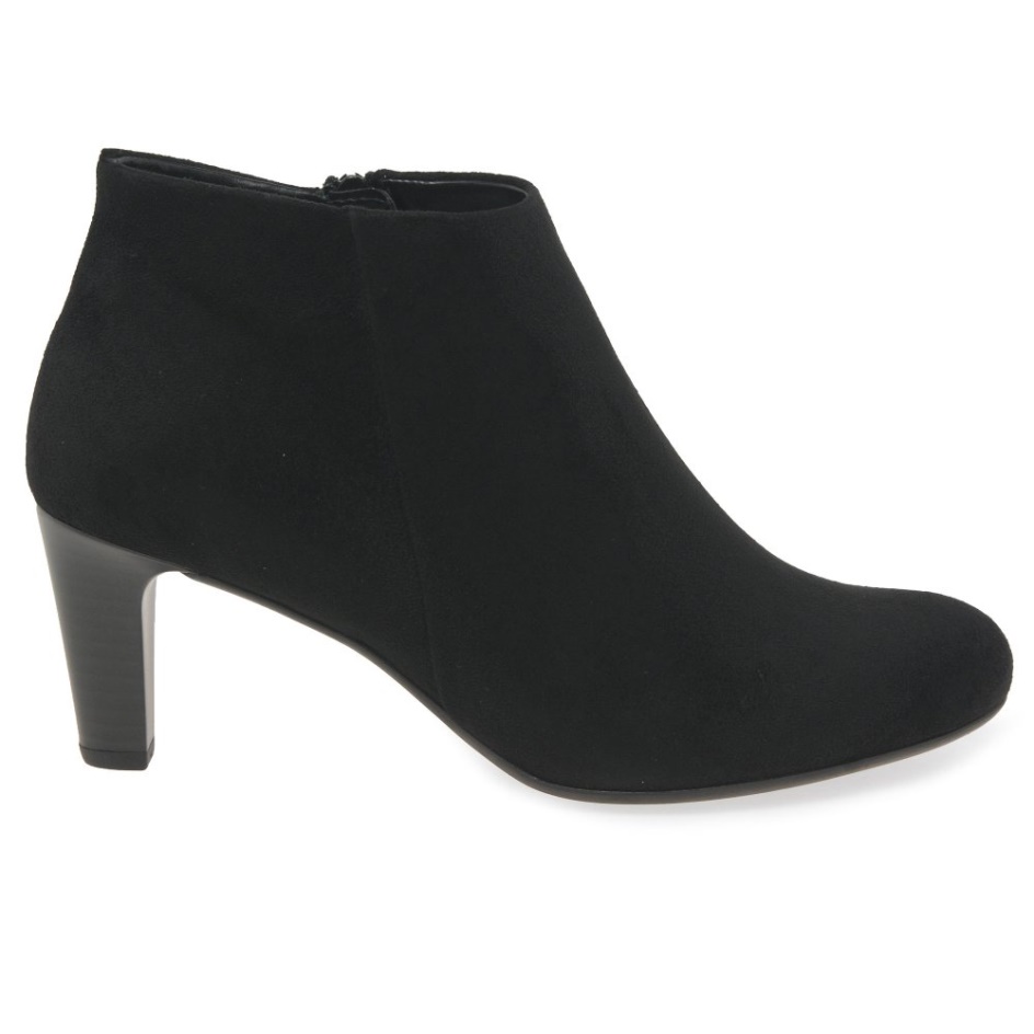 Fatale Womens Ankle Boots Gabor Velet Black