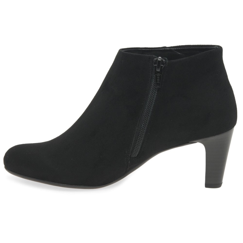 Fatale Womens Ankle Boots Gabor Velet Black