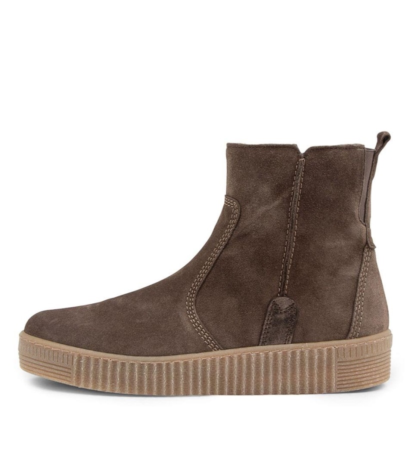 Gabor Abarcy Tartufo Suede Ankle Boots