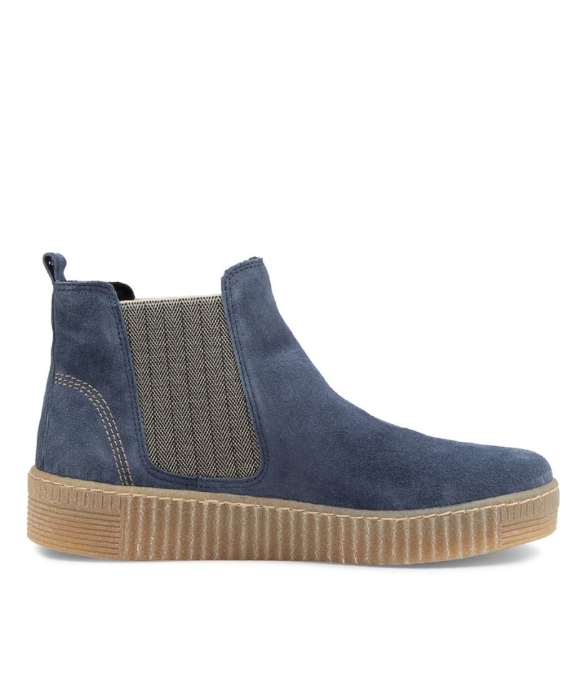 Gabor Angels Winterblau Suede Chelsea Boots