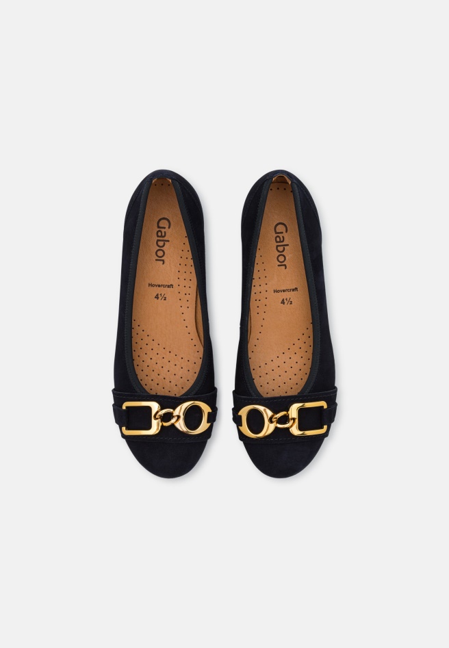 Gabor Ballet Pumps Dark Blue