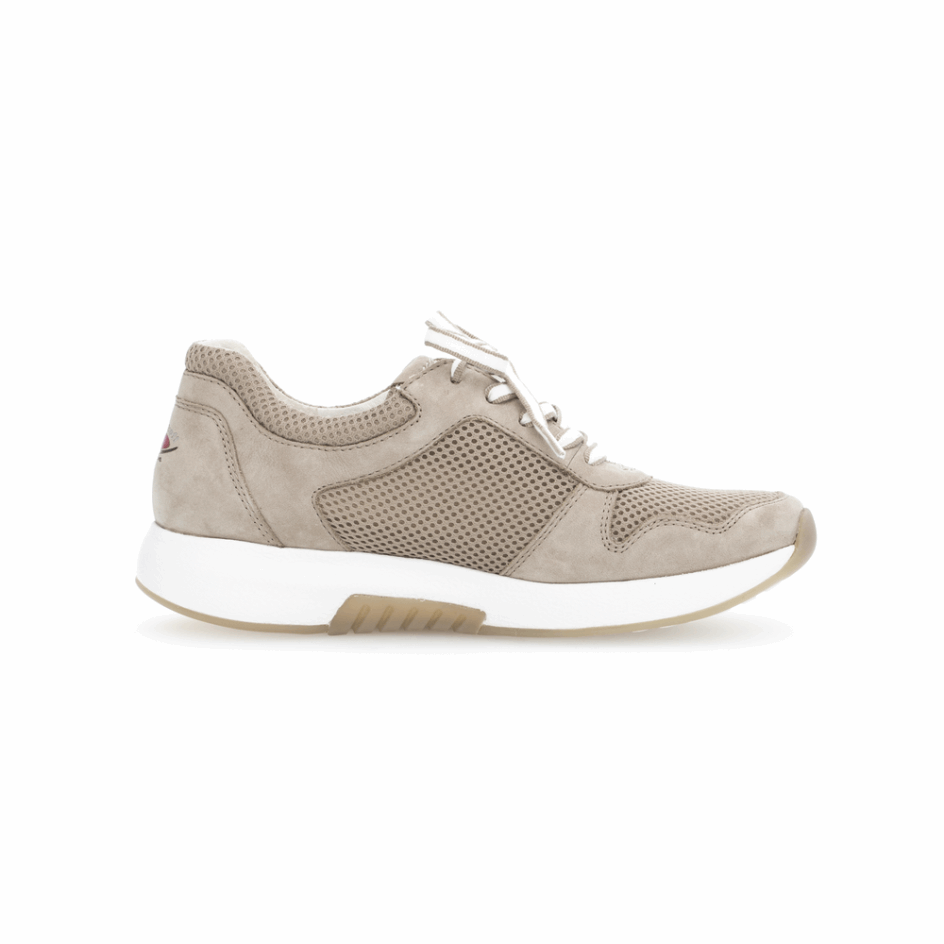 Gabor Beige Rolling Soft Trainer