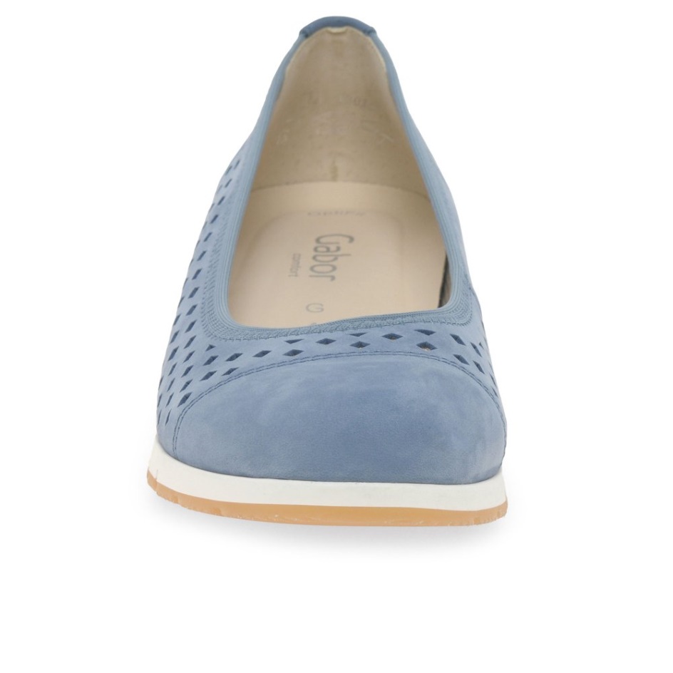 Gabor Berry Ladies Punch Detail Shoes Heaven Nubuck