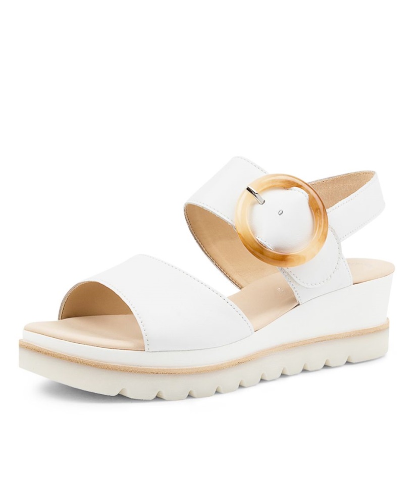 Gabor Betty Weiss Leather