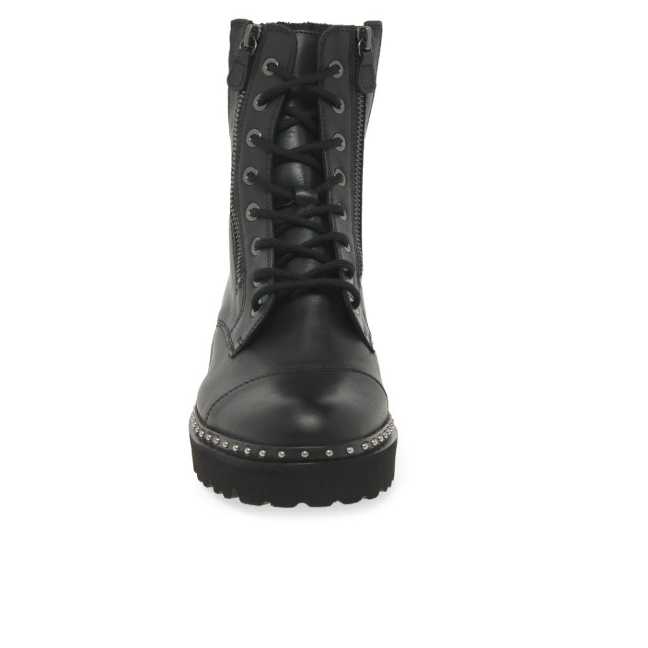 Gabor Black Bainbridge Womens Biker Boots