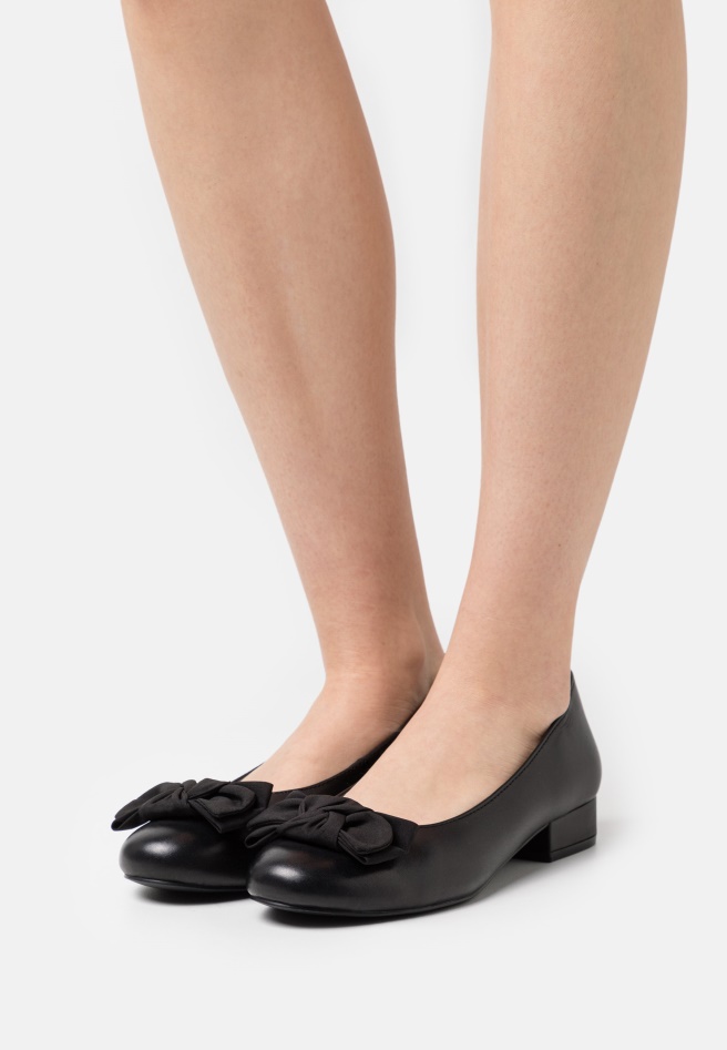 Gabor Black Ballet Pumps