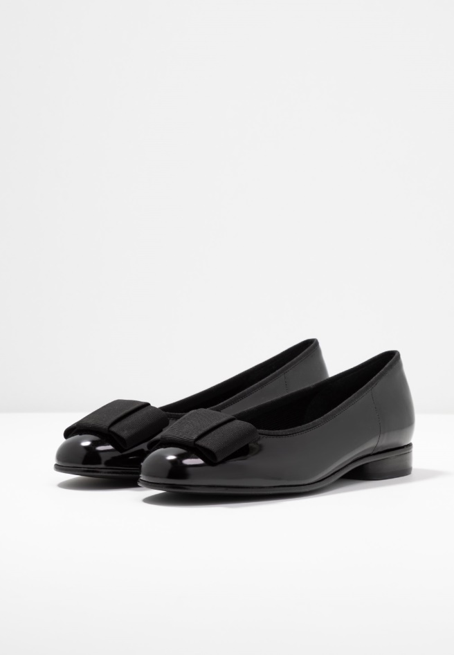 Gabor Black Ballet Pumps