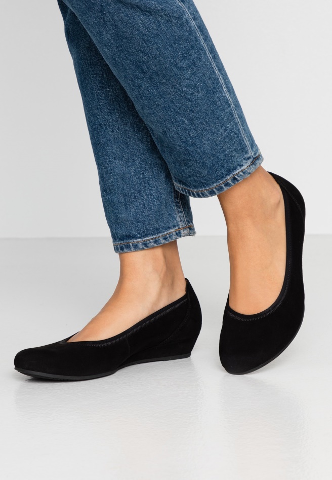 Gabor Black Ballet Pumps Women