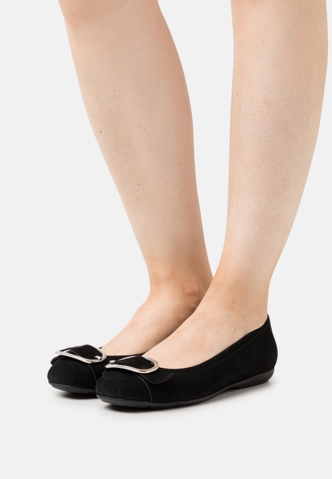 Gabor Black Ballet Pumps Women