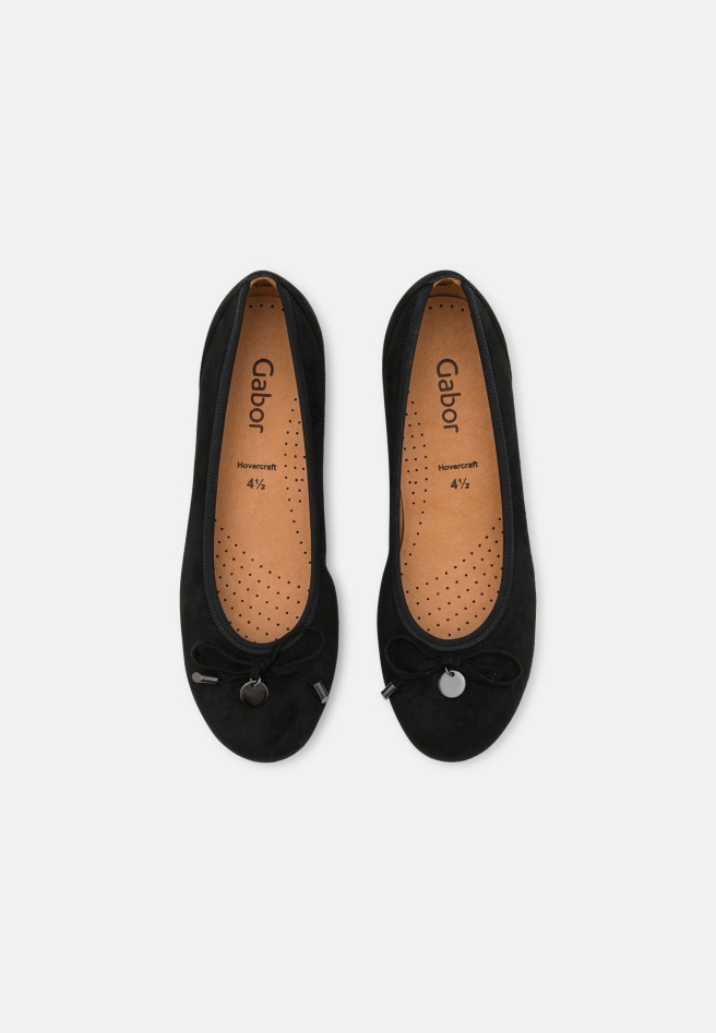 Gabor Black Ballet Pumps Women