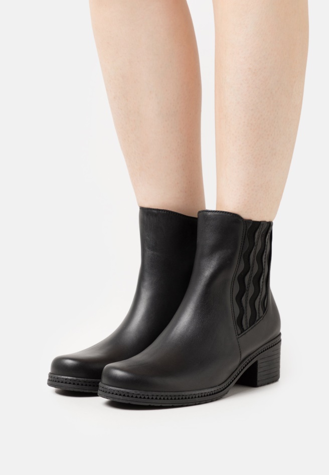 Gabor Black Classic Ankle Boots