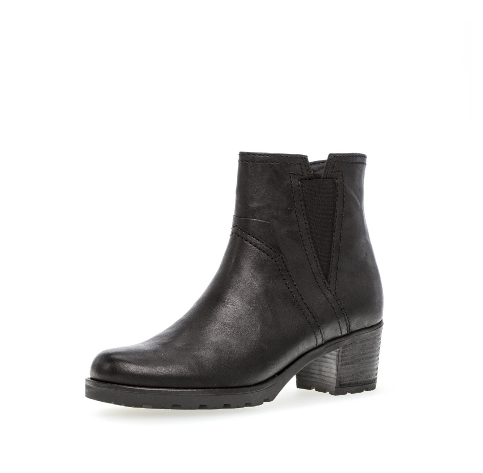 Gabor Black Classic Ankle Boots