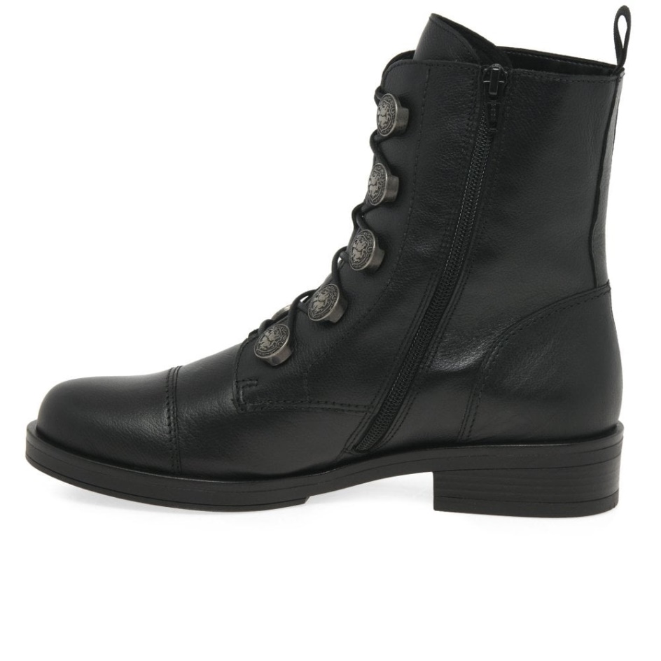Gabor Black Lady Womens Biker Boots