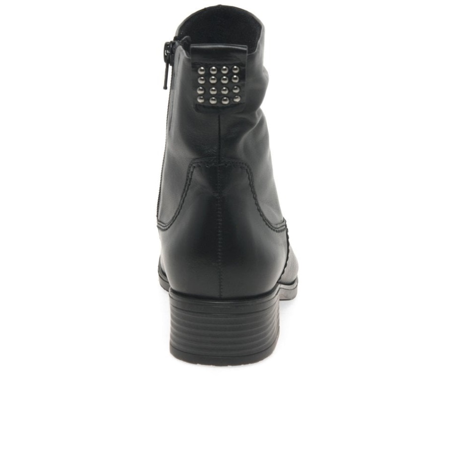 Gabor Black Mopsy Womens Ankle Boots