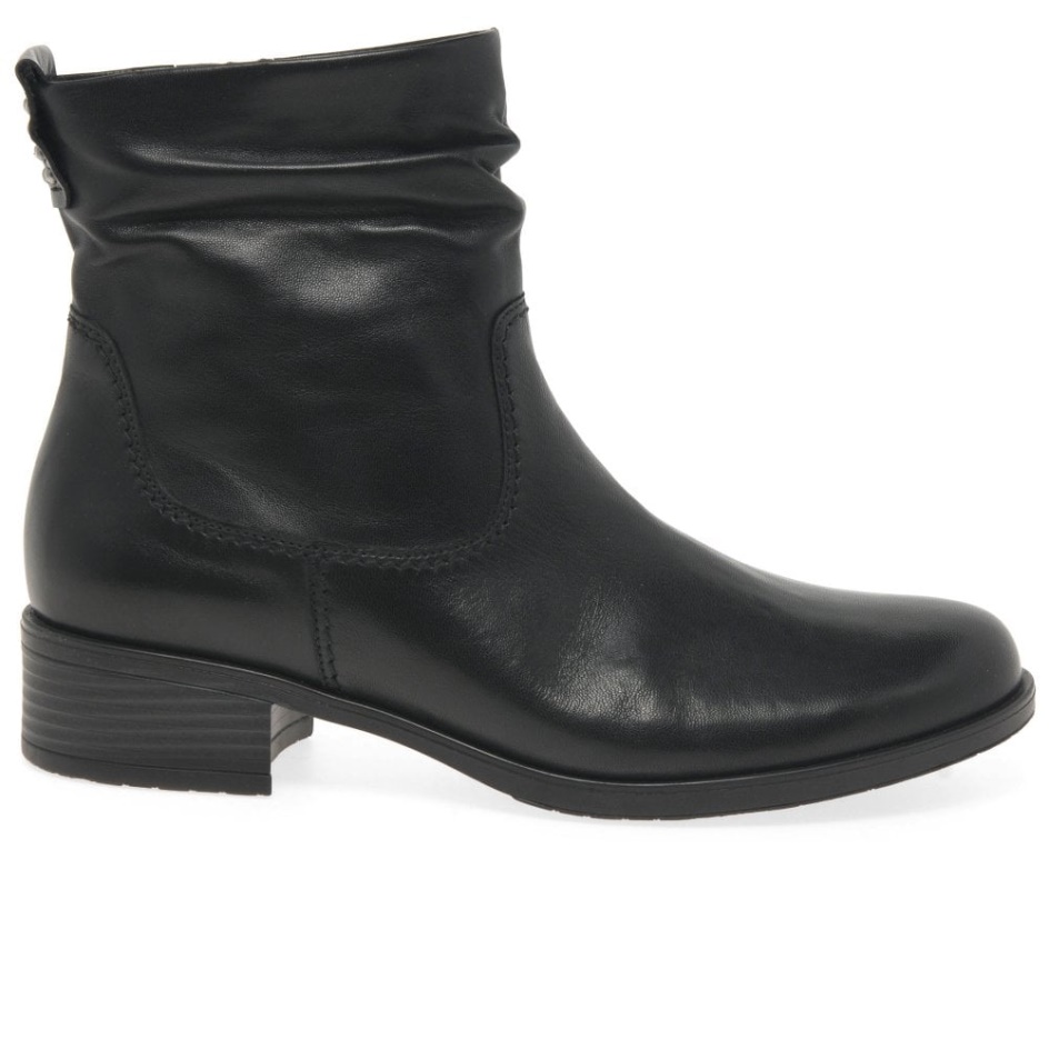 Gabor Black Mopsy Womens Ankle Boots