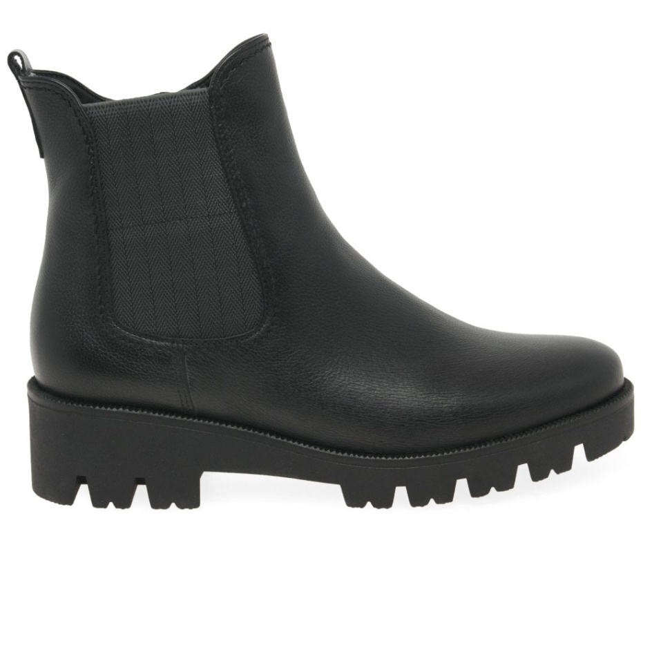 Gabor Black Newport Womens Chelsea Boots