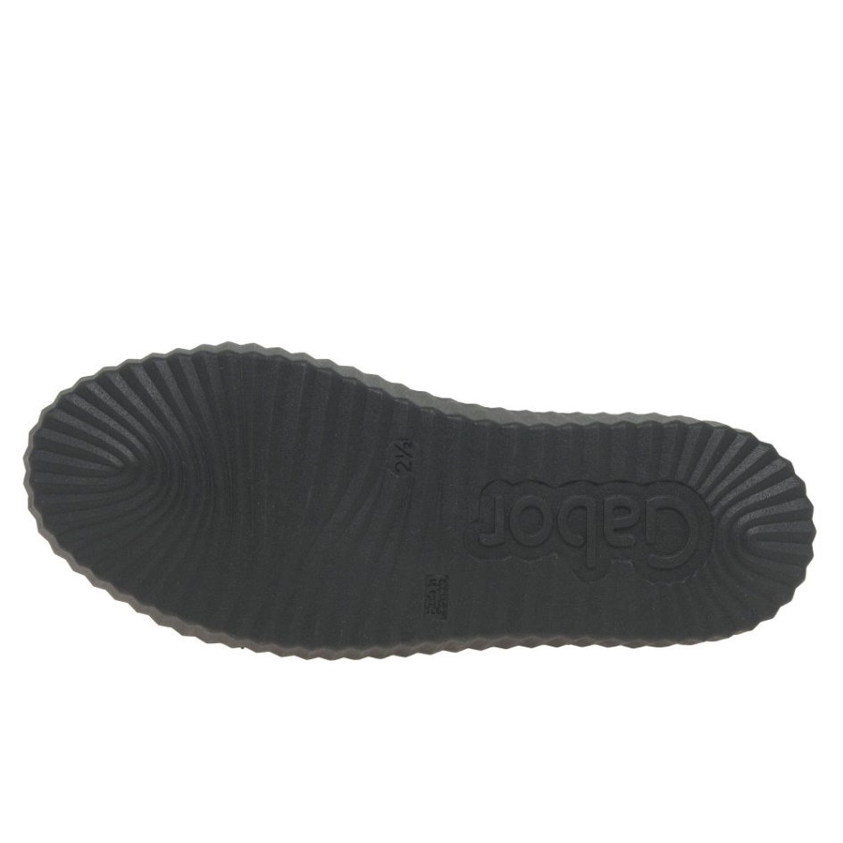 Gabor Black Patent Dolly Ladies Trainers