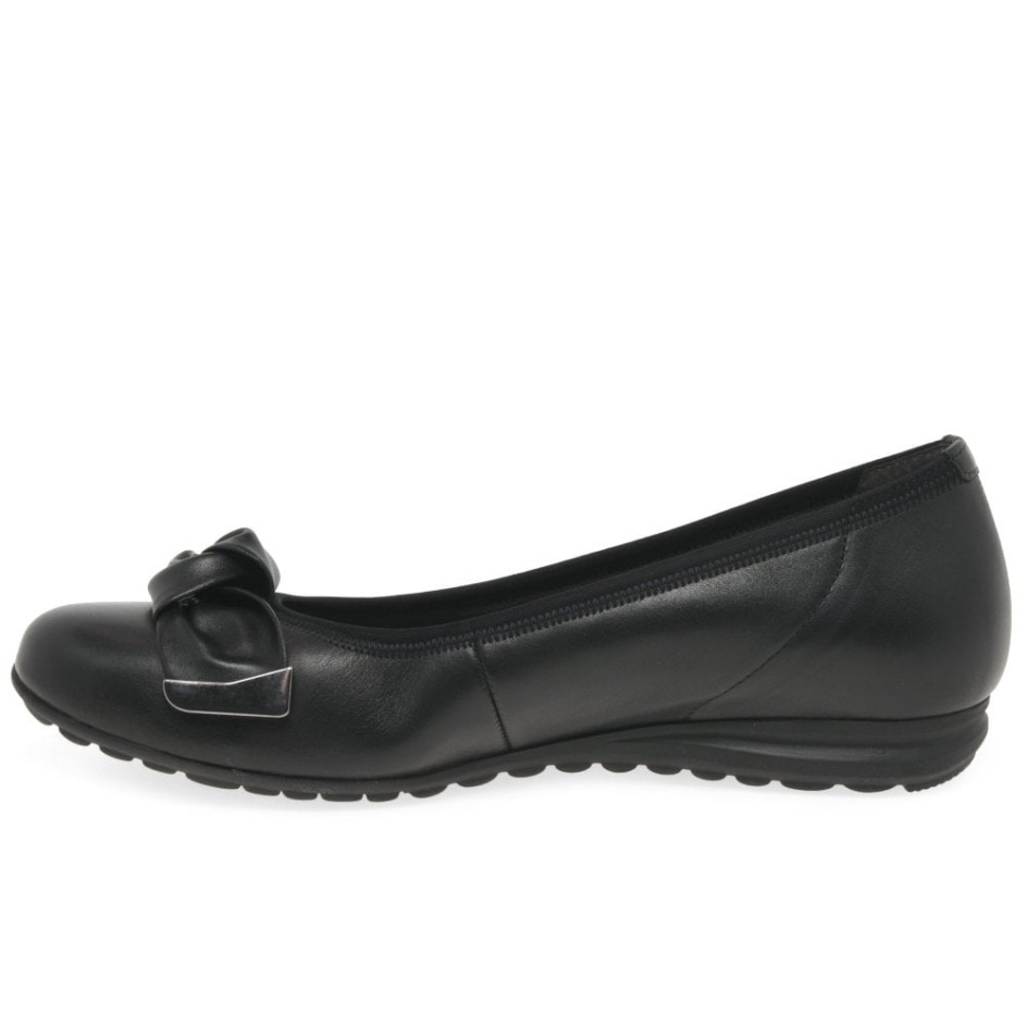 Gabor Black Silent Womens Pumps