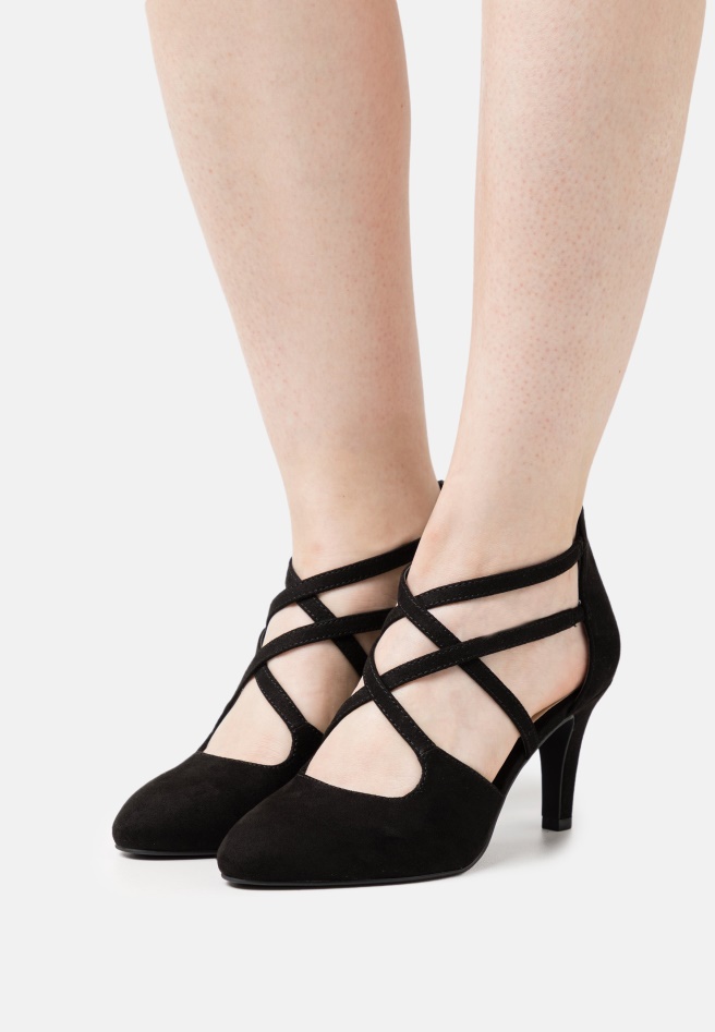 Gabor Black Vegan Starlit - Classic Heels