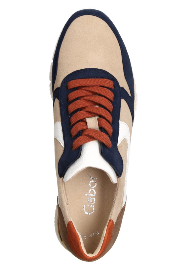 Gabor Blue/Brown/White Trainers