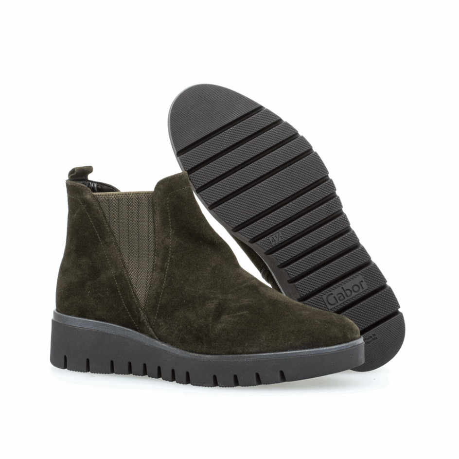 Gabor Chelsea Sneaker Green Army