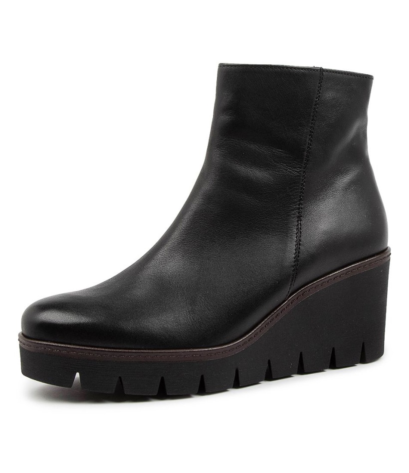 Gabor Chloe Schwarz Leather