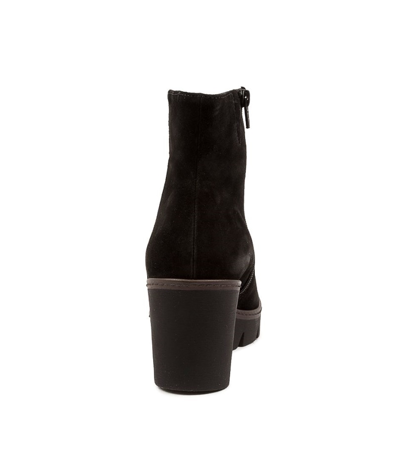 Gabor Chloe Schwarz Suede