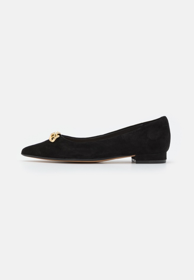 Gabor Dark Blue Ballet Pumps