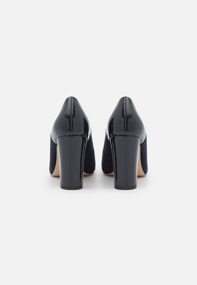 Gabor Dark Blue Leather - Classic Heels