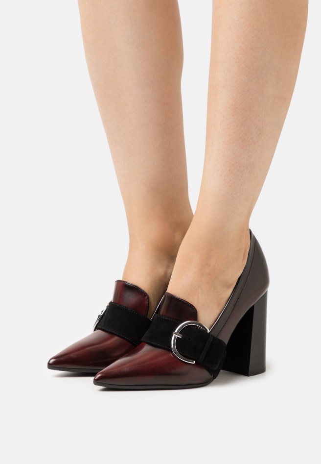 Gabor Dark Blue Leather - Classic Heels