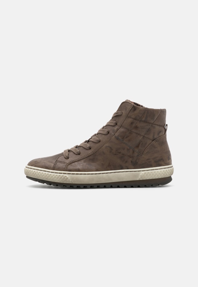 Gabor Dark Brown High-Top Trainers