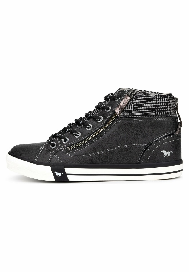 Gabor Dark Grey High-Top Trainers