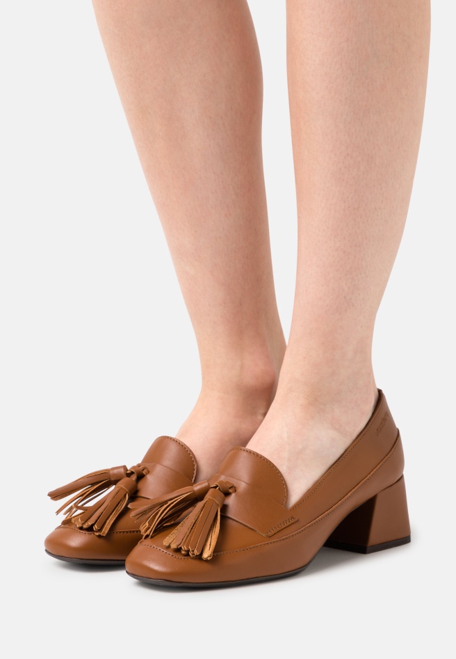 Gabor Deep Saddle Tan/Dark Natural Brendi - Classic Heels