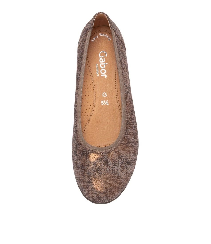 Gabor Ellie Mohair Fabric Ballet Flats