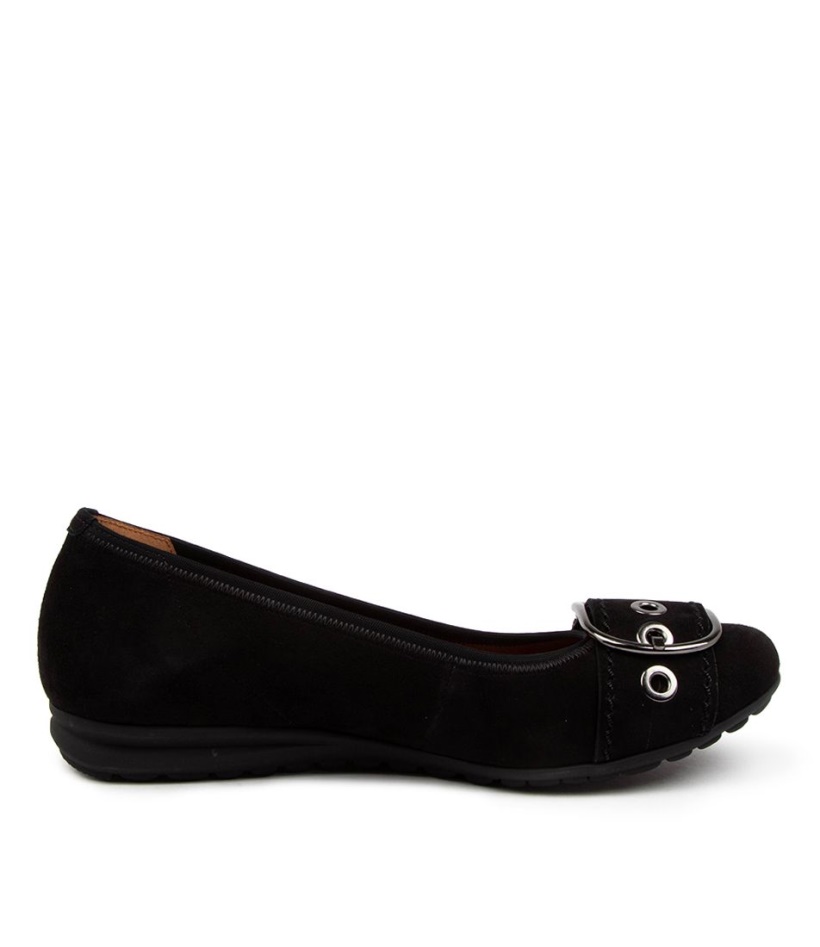 Gabor Emily Schwarz Suede