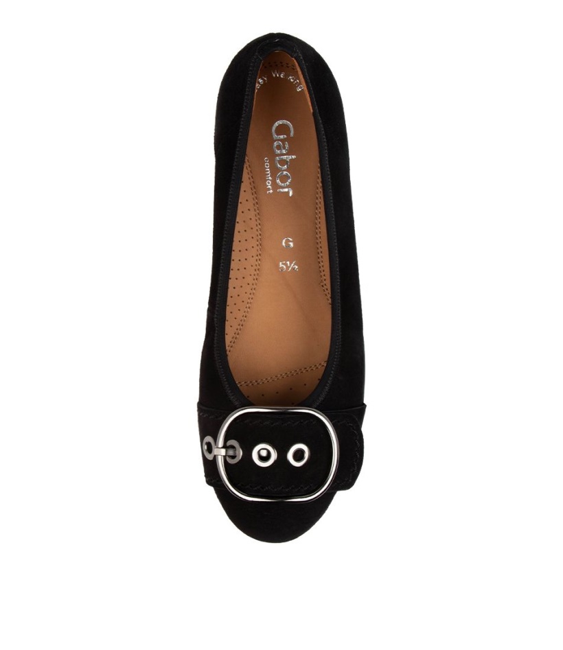 Gabor Emily Schwarz Suede