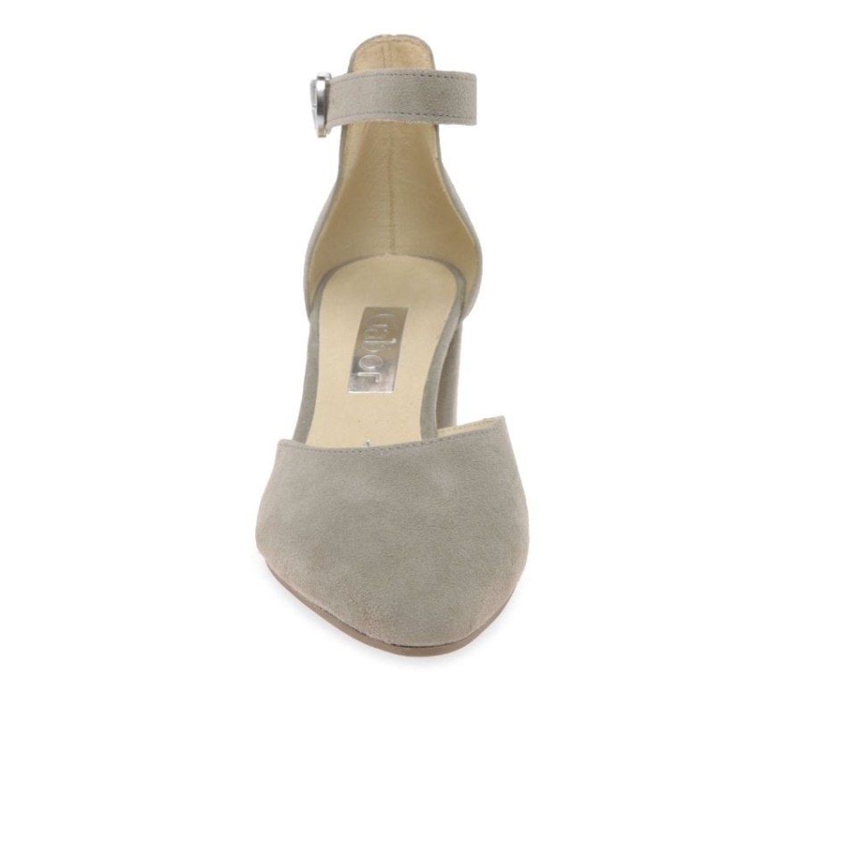 Gabor Gala Womens Open Court Shoes Visone Suede