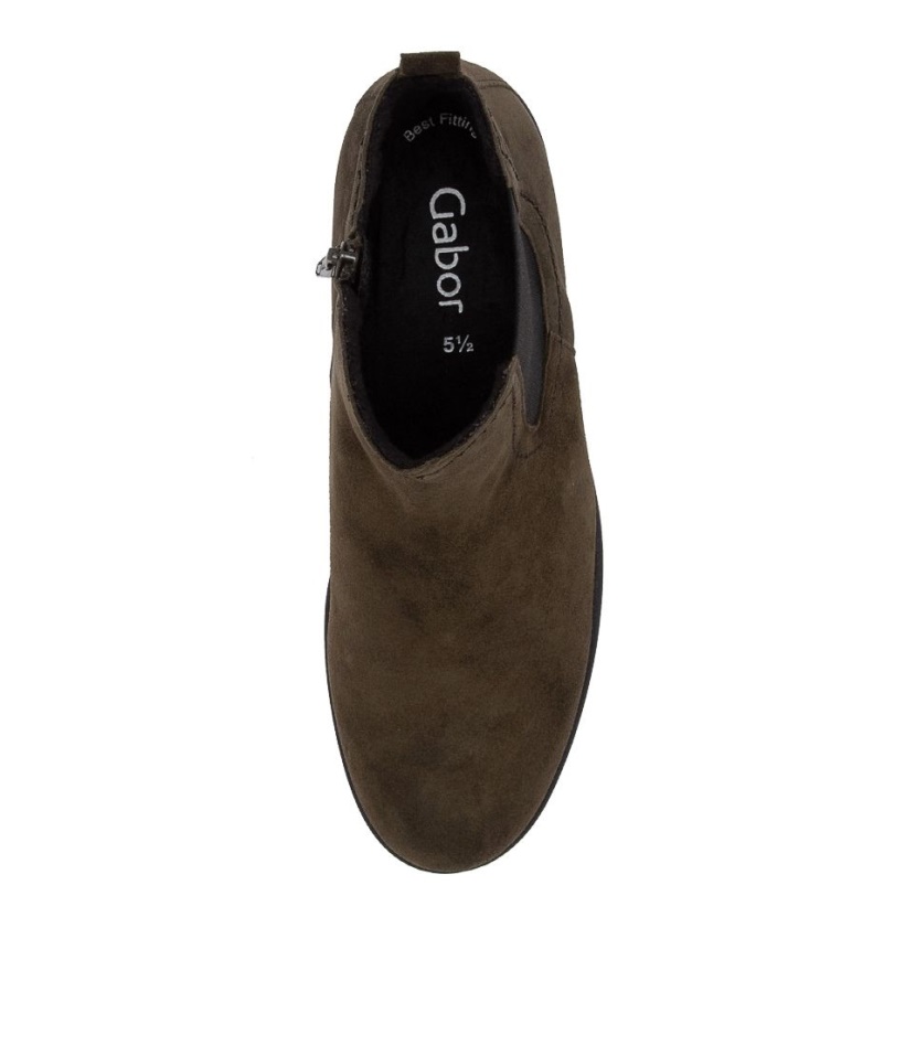 Gabor Gluck Bottle Suede Ankle Boots