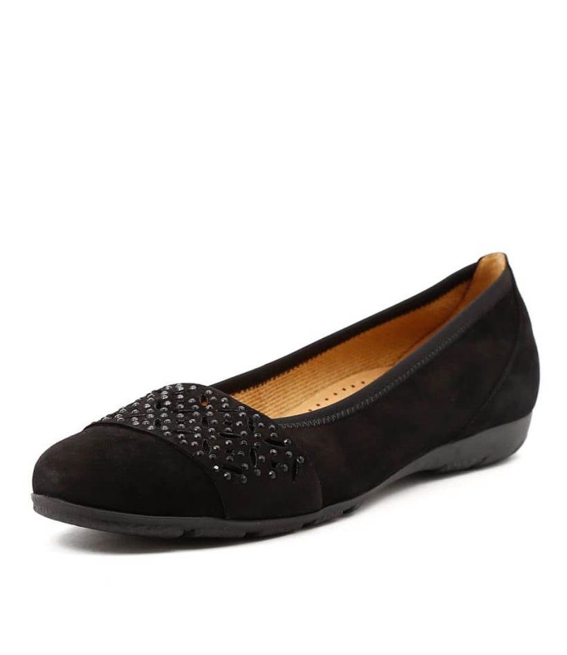 Gabor Irina Schwarz Suede