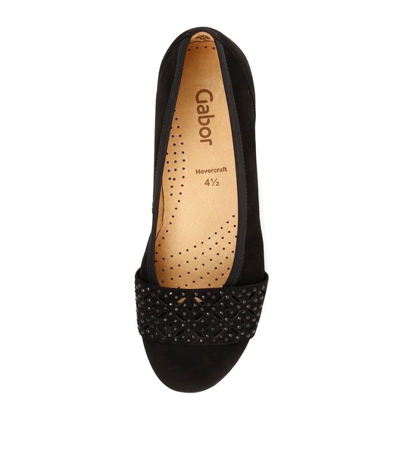 Gabor Irina Schwarz Suede