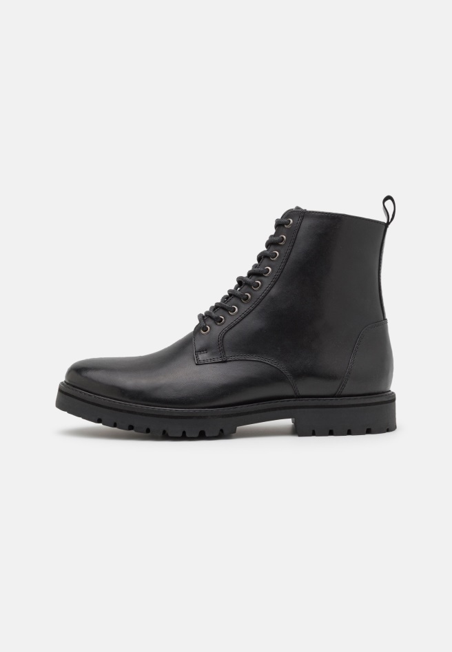 Gabor Lace-Up Ankle Boots Black Women