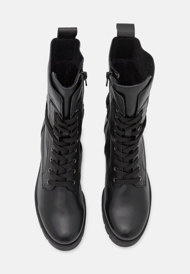 Gabor Lace-Up Ankle Boots Cognac