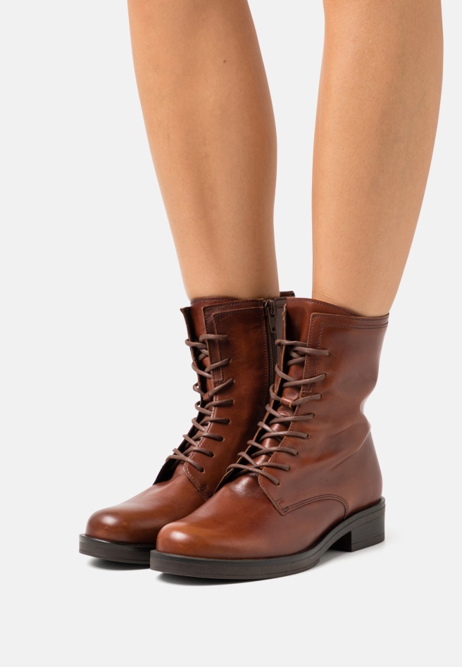 Gabor Lace-Up Ankle Boots Salbei