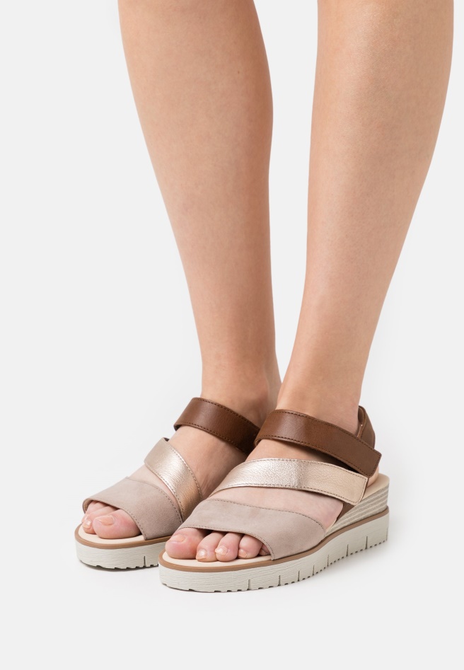 Gabor Latte Platform Sandals