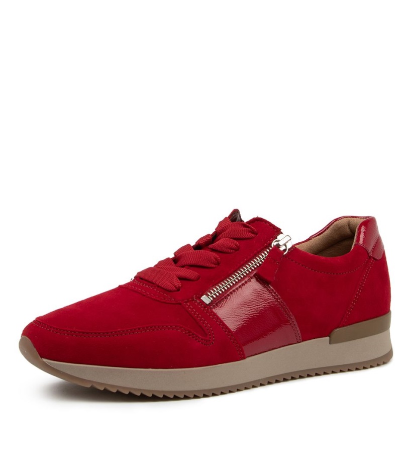 Gabor Madison Red Suede