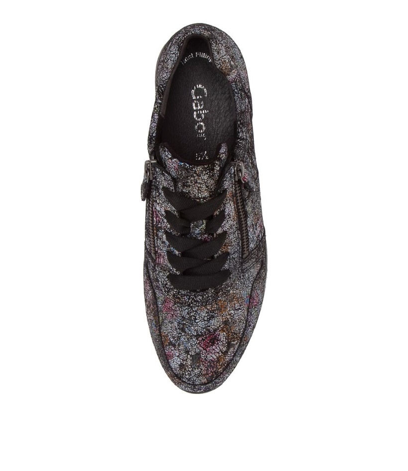 Gabor Madison Schwarz Leather Sneakers