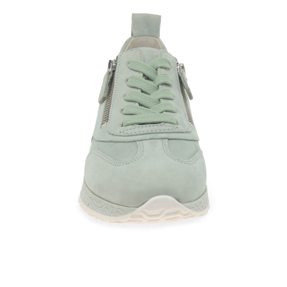 Gabor Mint Suede Wednesday Ladies Trainers