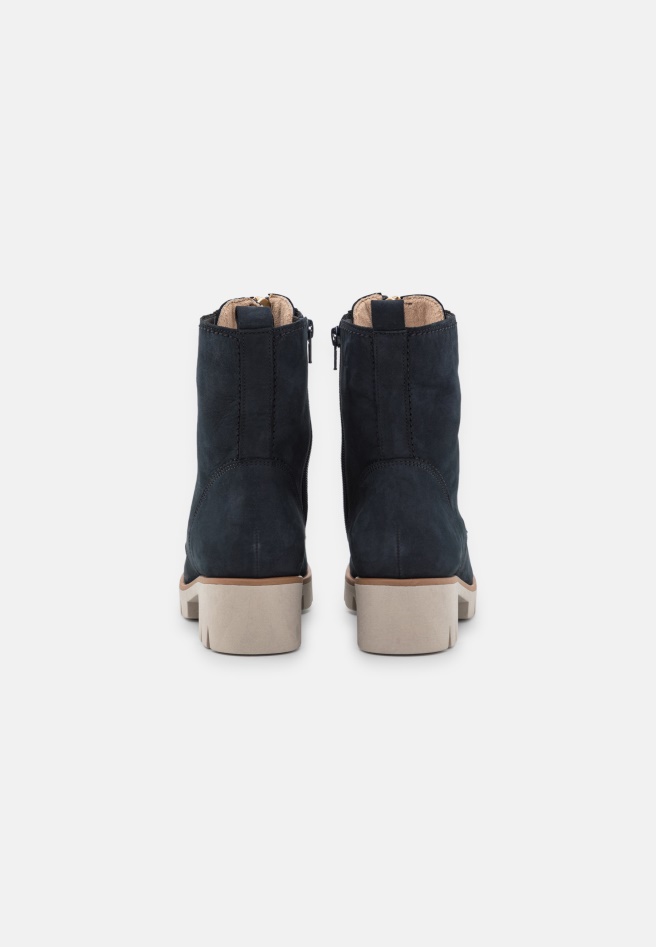 Gabor Night Blue Platform Ankle Boots
