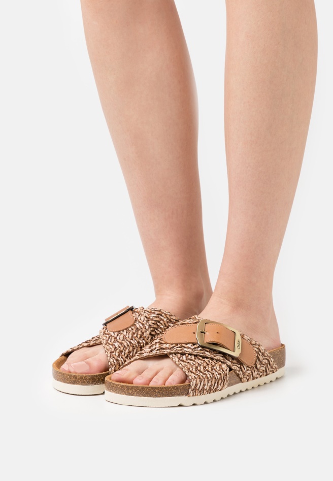 Gabor Night Blue T-Bar Sandals