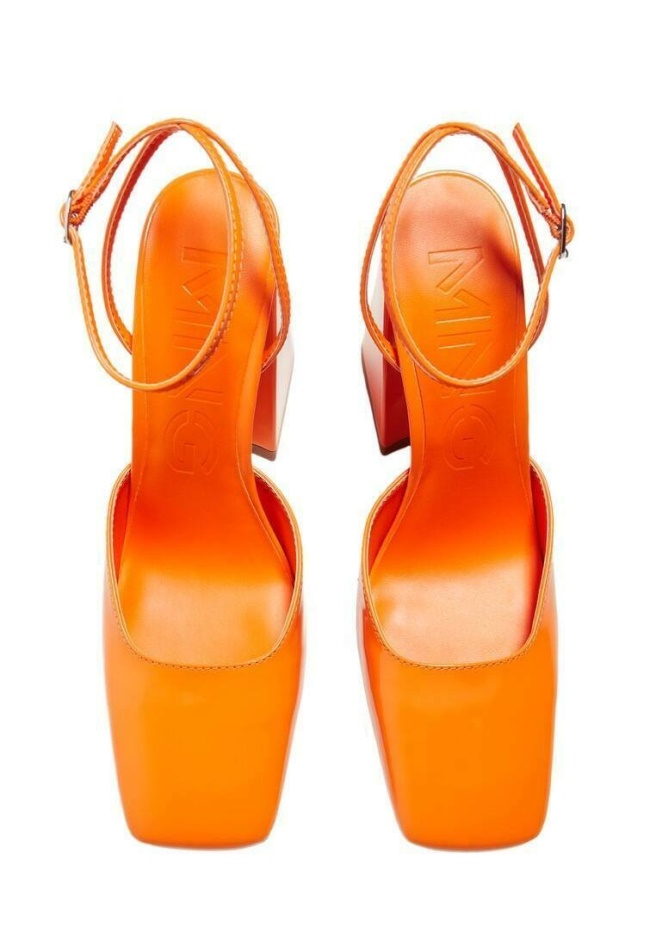Gabor Orange Onlcoco - Lace-Up Heels